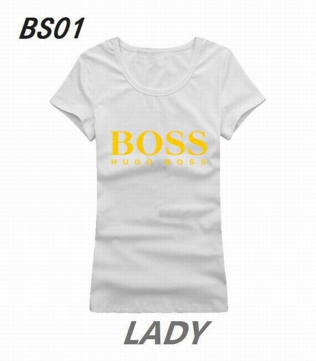 BOSS short round collar T woman S-XL-006